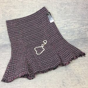 Chapter One tweed fit and flare skirt